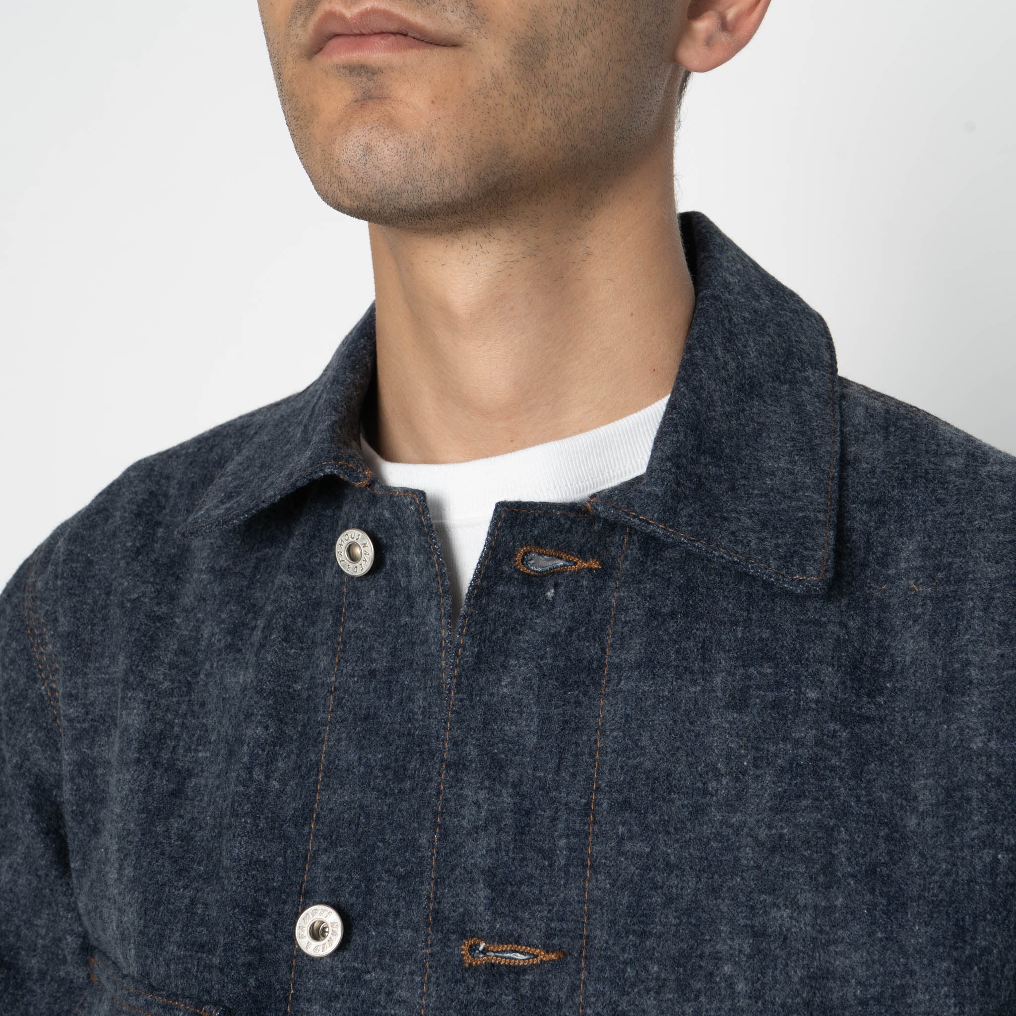 Chore Coat - Max Brush Selvedge - Indigo - Image 5