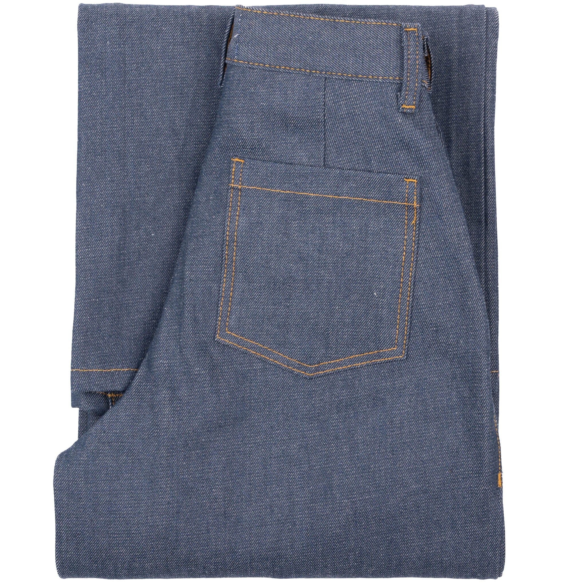 Wide Leg Trouser  - Natural Indigo - Indigo - Image 2